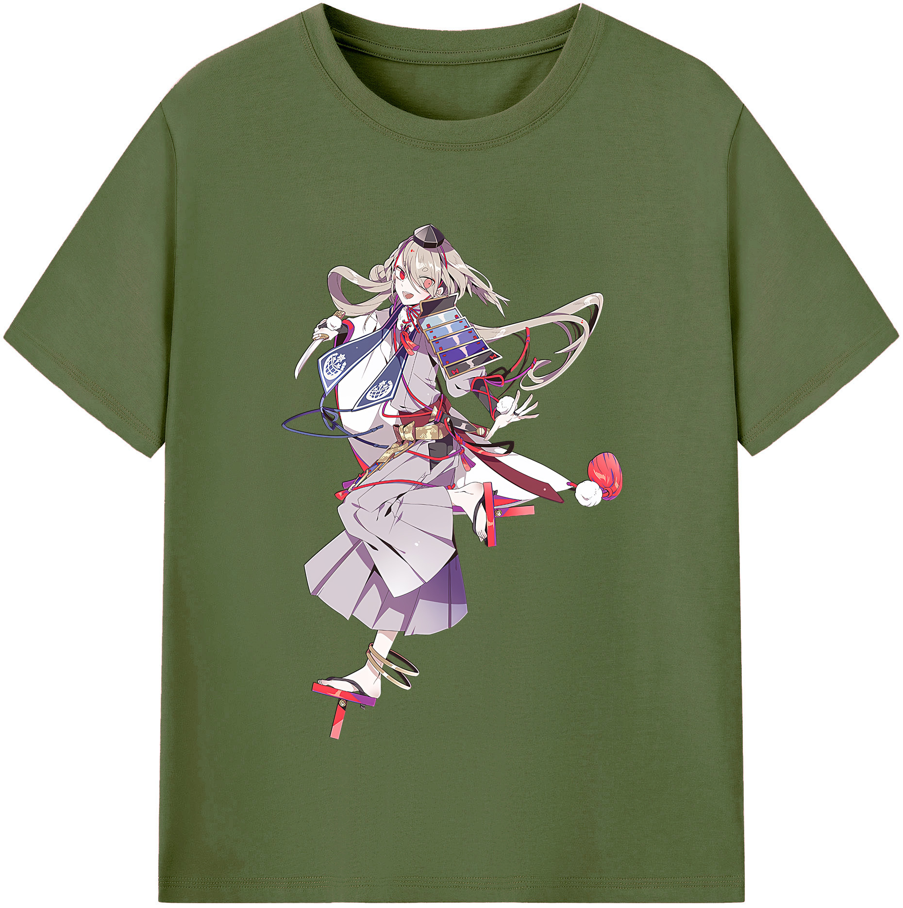 （画像用） 刀剣乱舞 Touken Ranbu 綿100％半袖Tシャツ（フロントプリント）